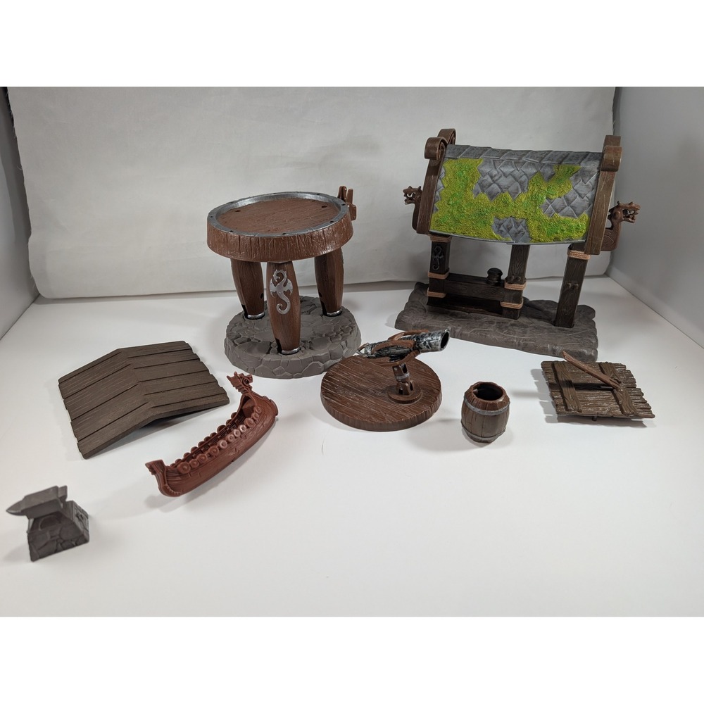 Spin Master How to Train Your Dragon Berk Playset Accessories Lot 2010 Viking